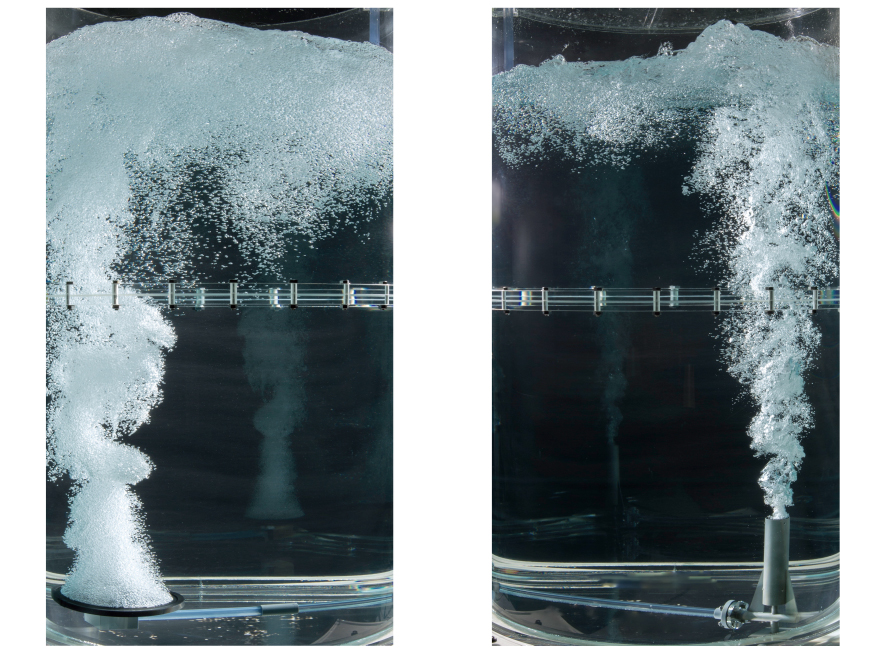 Photo - Immediately after beginning aeration